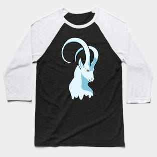 Capricorn Zodiac Sign - Blue Goat Baseball T-Shirt